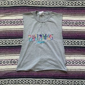 Nassau Bahamas Cropped Muscle Shirt